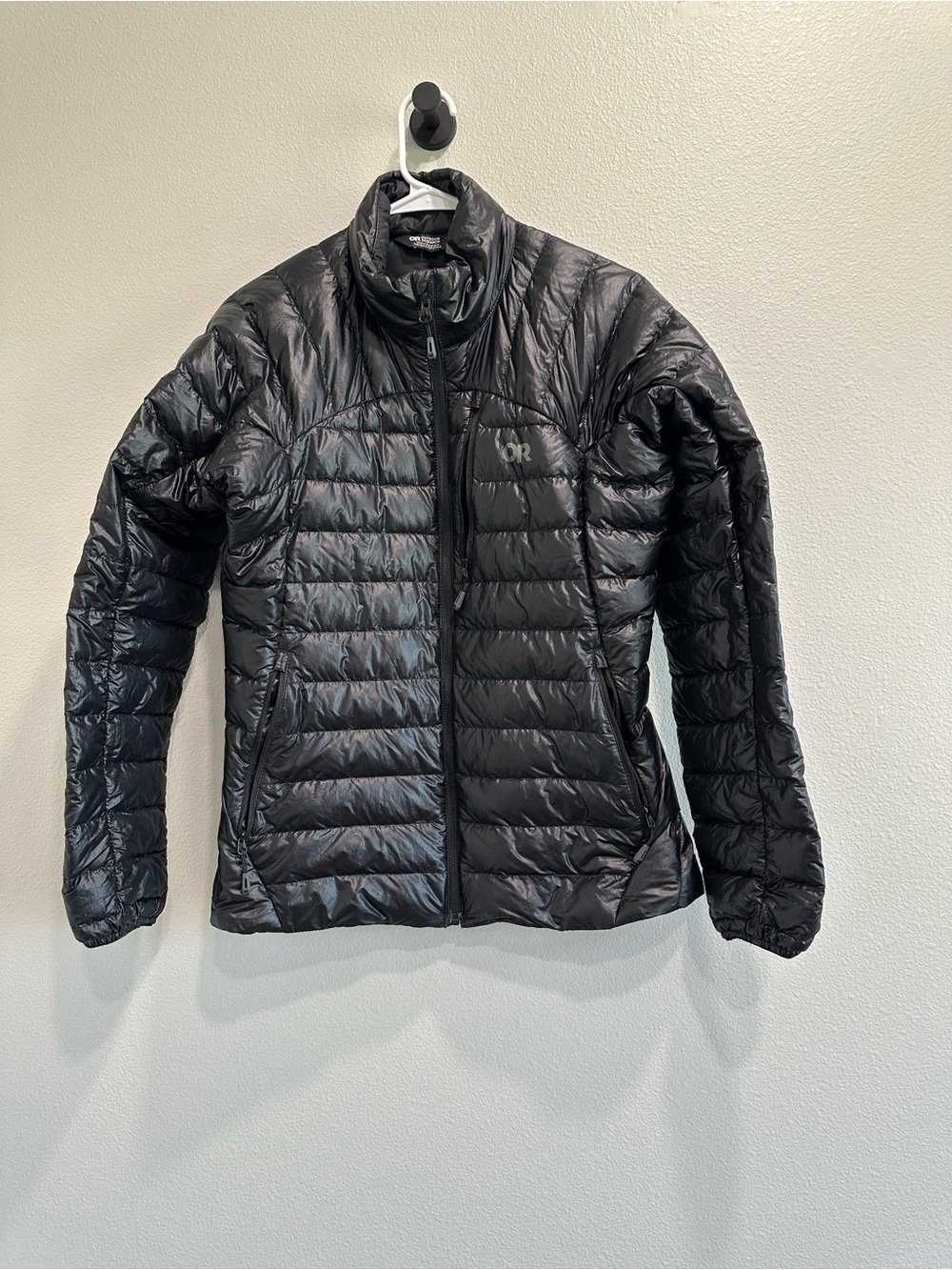 Outdoor Research Men’s Black Lightweight Down Jacket,Diamond fuse,flaw